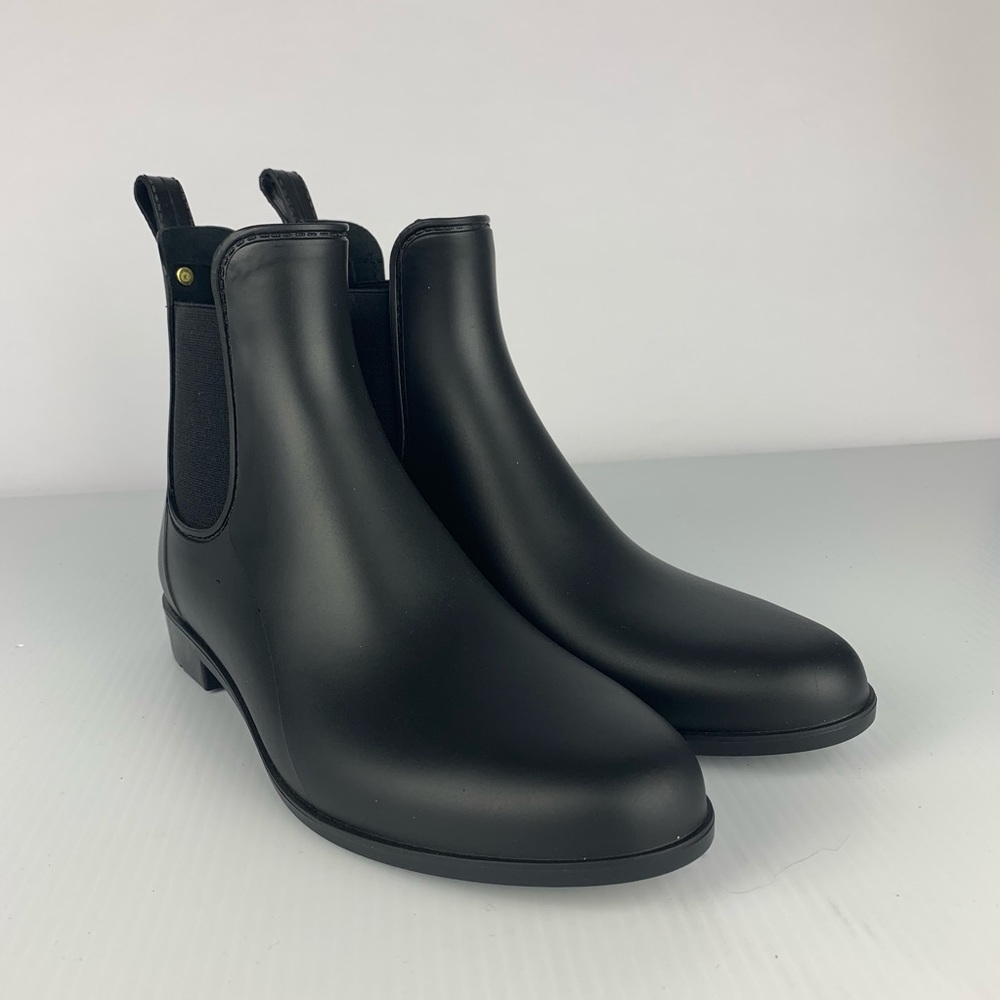 Sam Edelman Womens Tinsley Black Rubber Boots